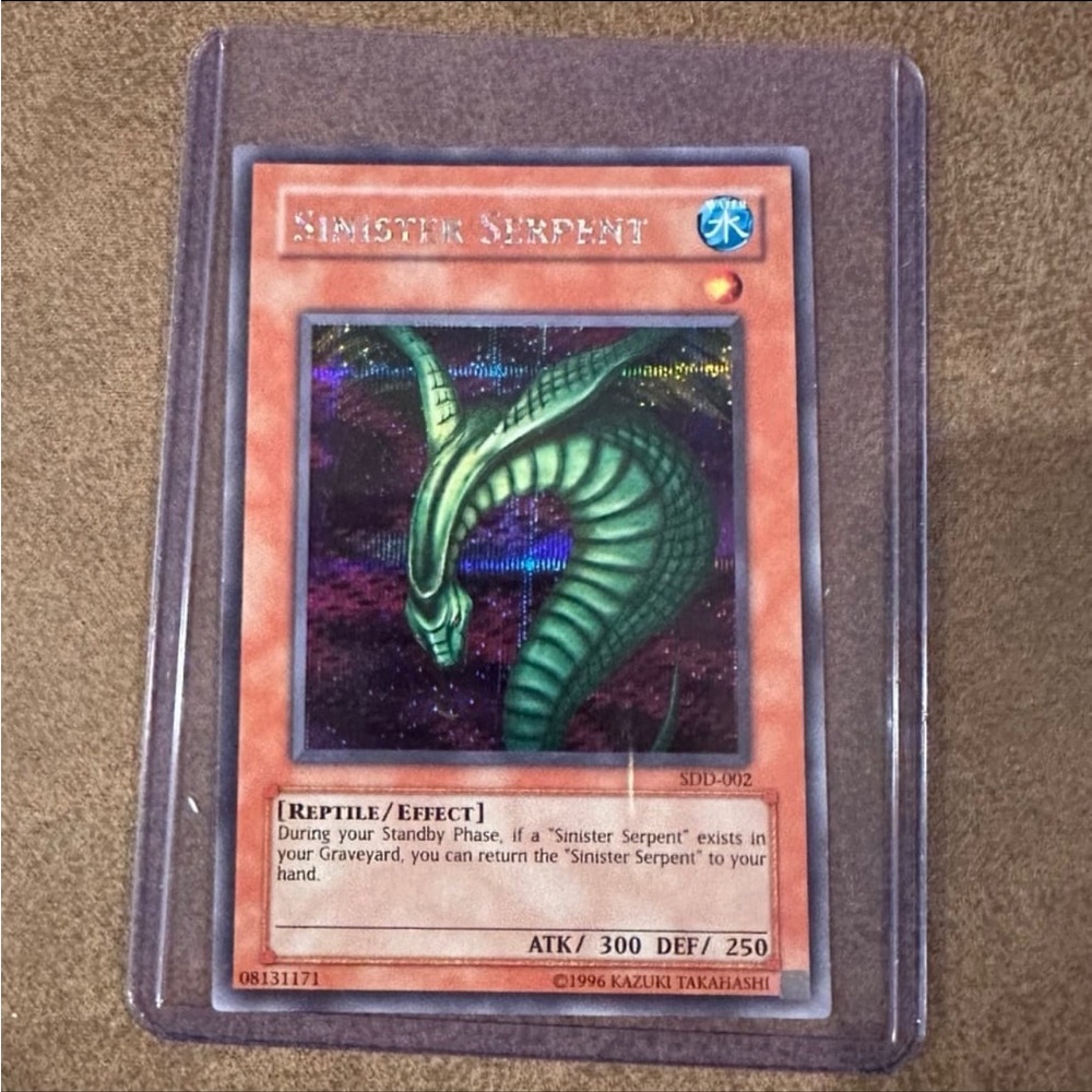 Yugioh Sinister Serpent Holo Card
